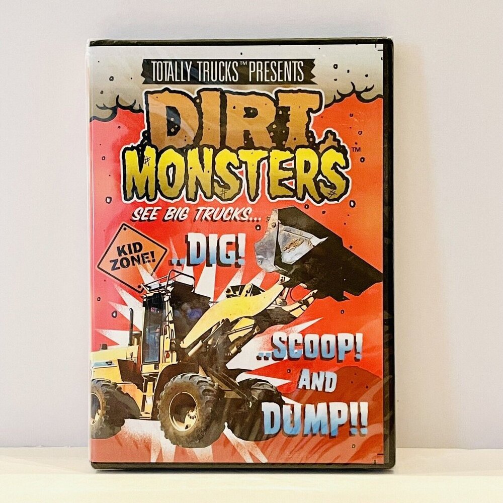 NEW DVD Totaly Trucks: Dirt Monsters Big Trucks Dig Scoop Dump ORIGINAL SEALED - Picture 12 of 12